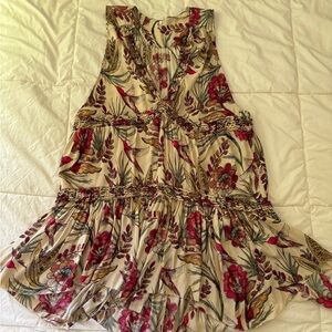 Free people floral mini dress